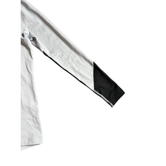 Under Armour Men’s UA Cold Gear Infrared Fitted Mock Turtleneck Gray Black NWT - Picture 5 of 8